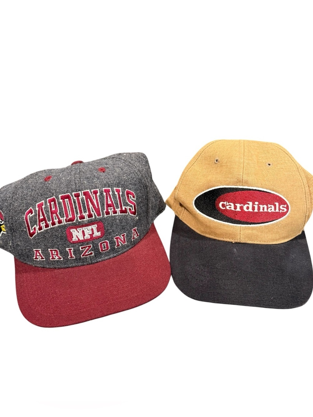 Vintage Arizona Cardinals Drew Pearson American Needle hats snap strap back